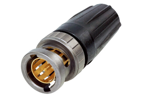 Neutrik 12G BNC connector, rear twist