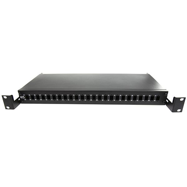 ECS fiberpanel 24x LC-DPX, tomt med front