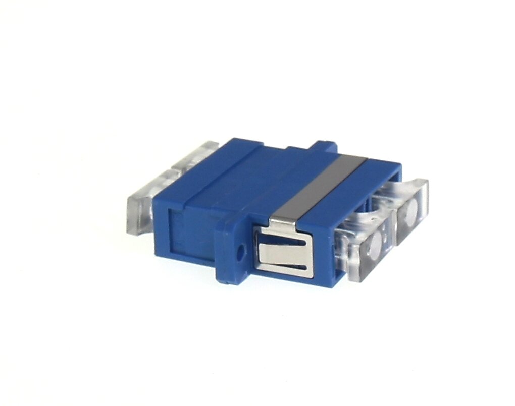 ECS Fiber Adapter SM Duplex SC Blå