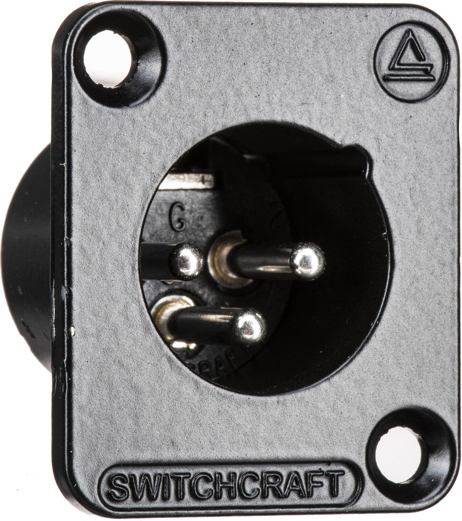 Switchcraft XLR3 Male Panel Mount Connector