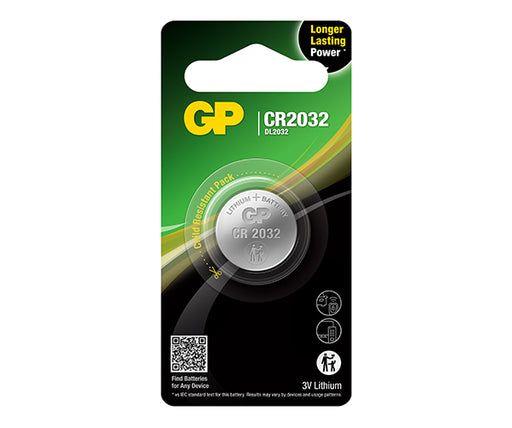 GP Lithium Cell Battery CR2032, 3V, 1-pack