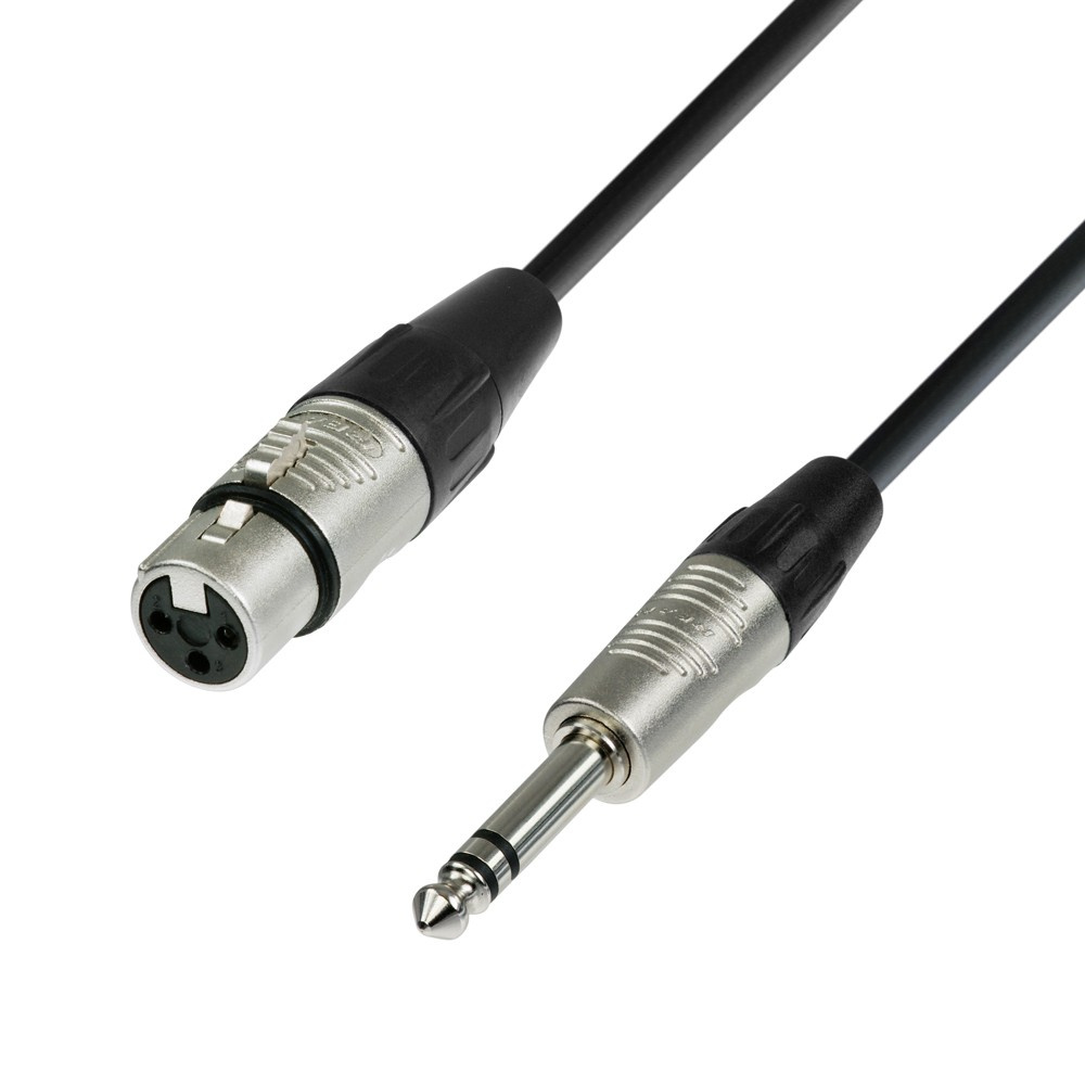 Adam Hall Cables 4 STAR BFV 0300 - Balanced Cable | Rean® XLR Female x Jack TRS | 3 m